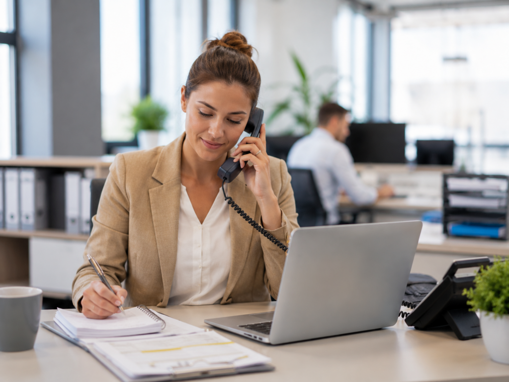 professional in modern office