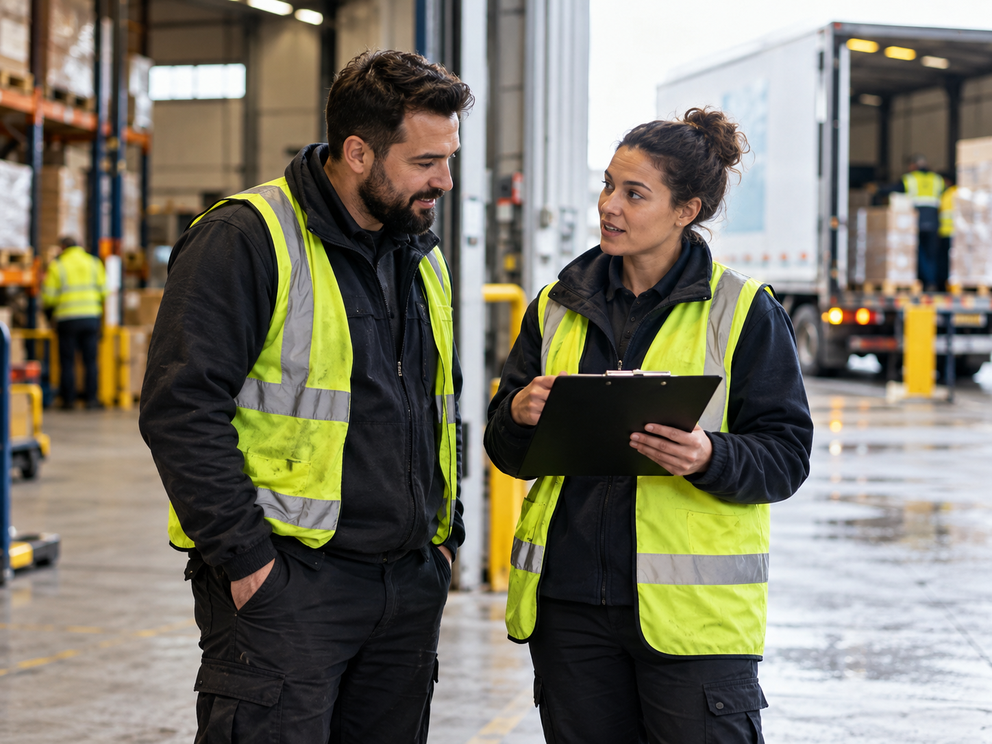 loading bay shift briefing